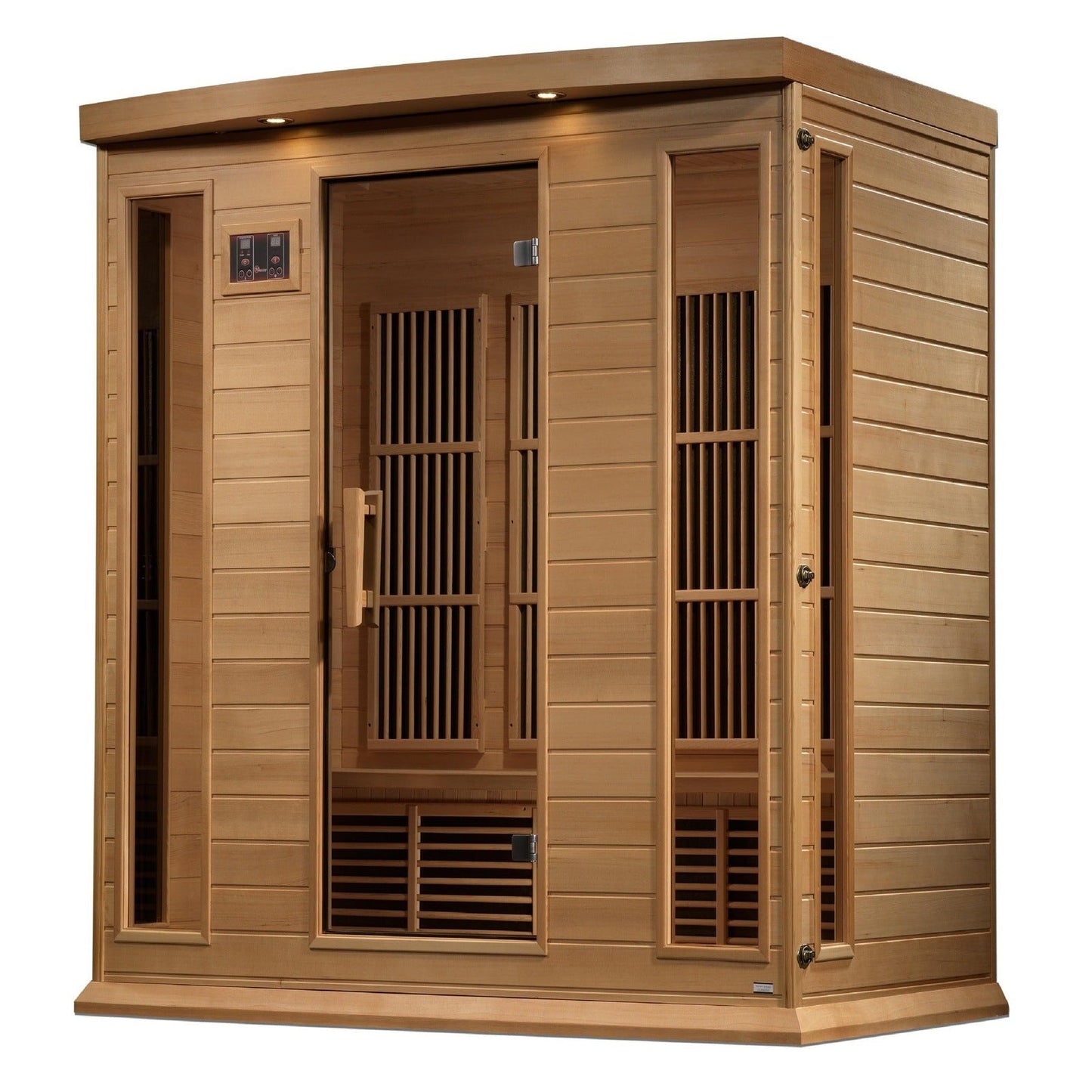 Maxxus 4-Person Near Zero EMF Under 2MG FAR Infrared Sauna Canadian Hemlock