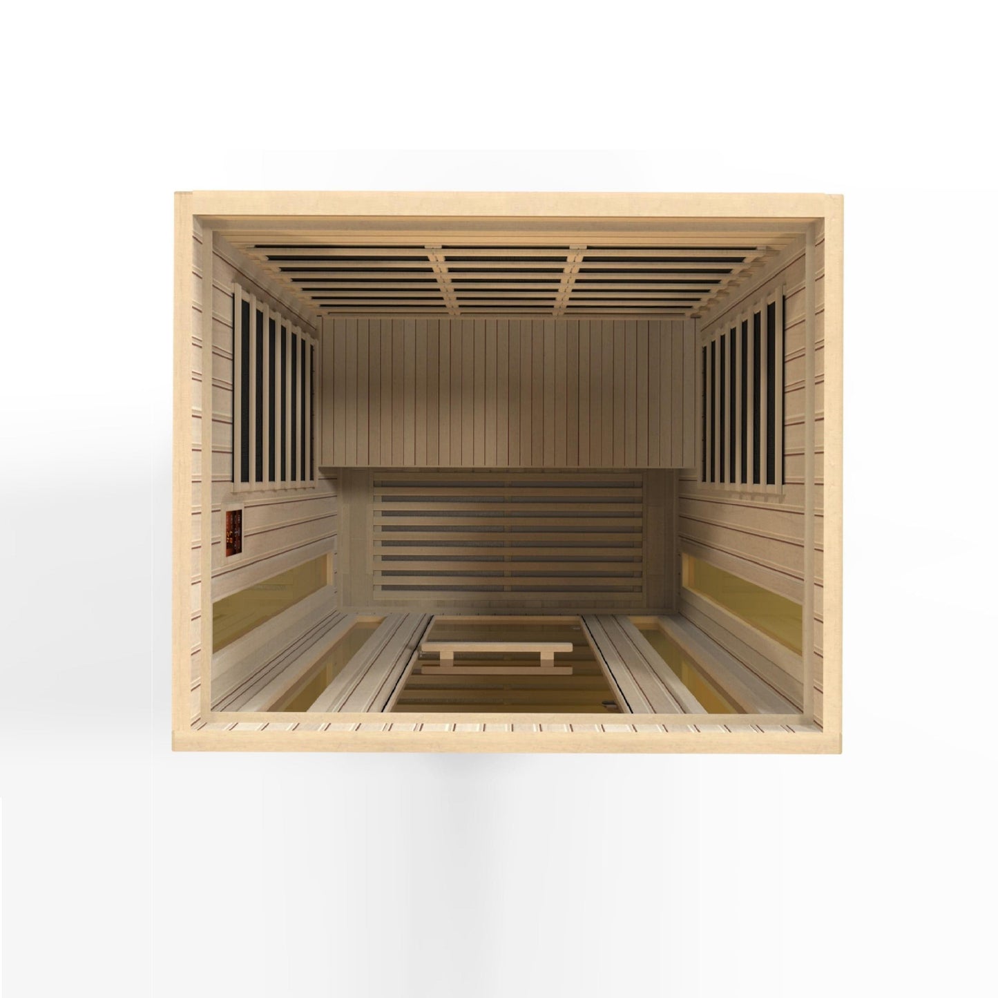 Maxxus Trinity 3-Person Low EMF Under 8MG FAR Infrared Sauna Canadian Hemlock