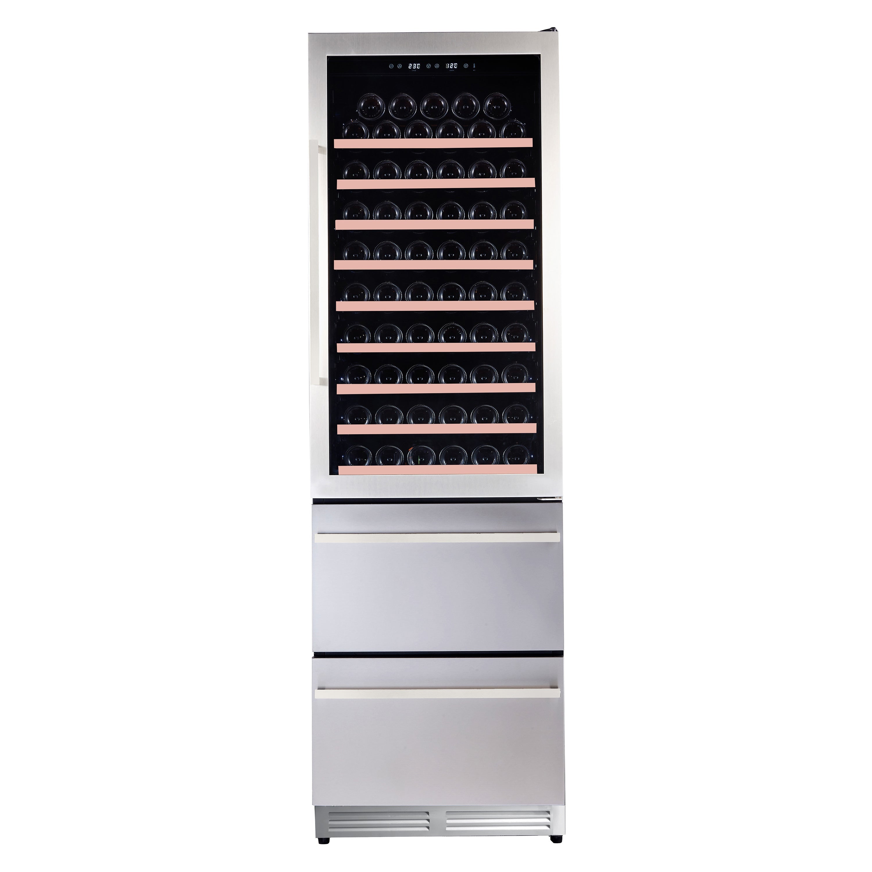 Avanti ELITE Series Wine Cooler, 2-Drawer Beverage Center, Stainless Steel - WCDD108E3S