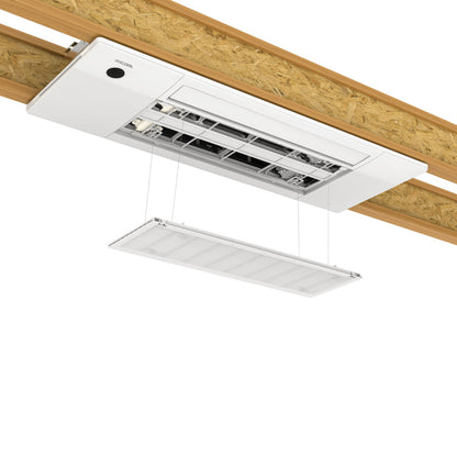 MRCOOL DIY Series 5th Gen OuttaSight 9K BTU 230V One-Way Ceiling Cassette Air Handler (DIYCASSETTE09HP-230D25-O)