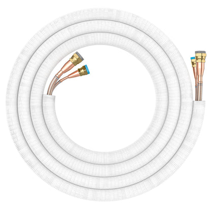 MRCOOL DIY 5th Gen 35 ft. 1/4" x 1/2" Pre-Charged Quick Connect Line Set with DIY Pro Cable - R454B (for 18K Indoor Units) - DIY35-1412C-O