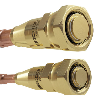 MRCOOL DIY 5th Gen 50 Ft. Pre-Charged Quick Connect Line Set with DIY Pro Cable, 1/4" x 1/2", for DIY 18K Mini Split Indoor Air Handler (DIY50-1412C-O)