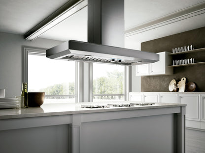 ELICA EVI642S1 VAVANO IS Island Range Hood 42" wide - 600CFM in Stainless Steel - EVI642S1