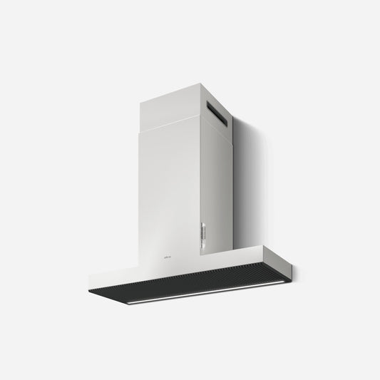 ELICA EHK636WH HAIKU Wall Mount Range Hood 36" wide - 600CFM in Stainless Steel On White - EHK636WH