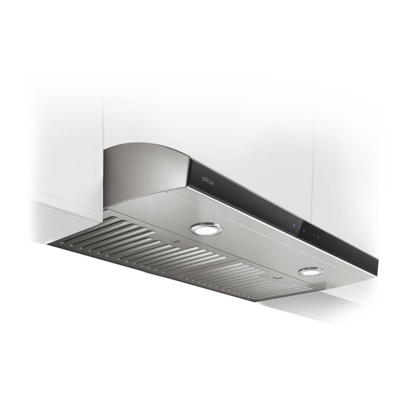 ELICA EAI436SS ARIA Undercabinet Range Hood 36" wide - 400CFM in Stainless Steel On Black - EAI436SS