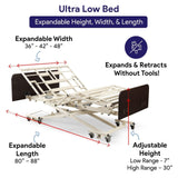 Medacure Adjustable Electric Hospital Bed