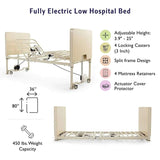 Medacure Super Low Full Electric Hospital Bed