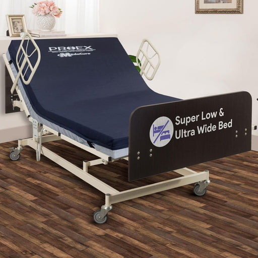 Medacure Ultra Wide Adjustable Electric Hospital Bed