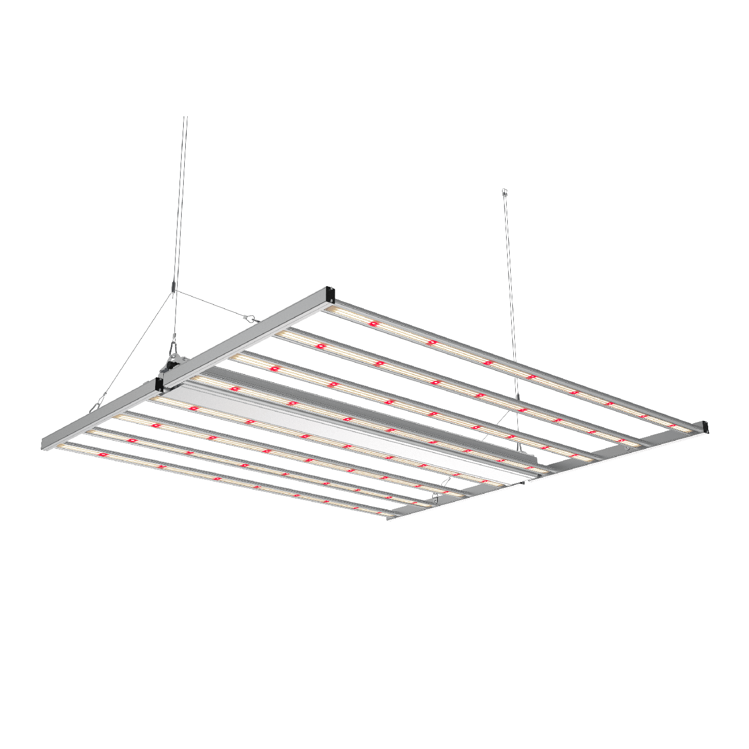 Medic Grow Fold-8 Full Spectrum LED Grow Lights for Indoor Plants - 760W, Full Spectrum, 4X4, 5X5, High PPFD, AC 110-277V