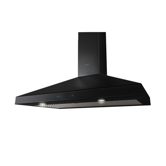 ELICA EVR636BL VARNA BLACK Wall Mount Range Hood 36" wide - 600CFM Black in Stainless Steel - EVR636BL