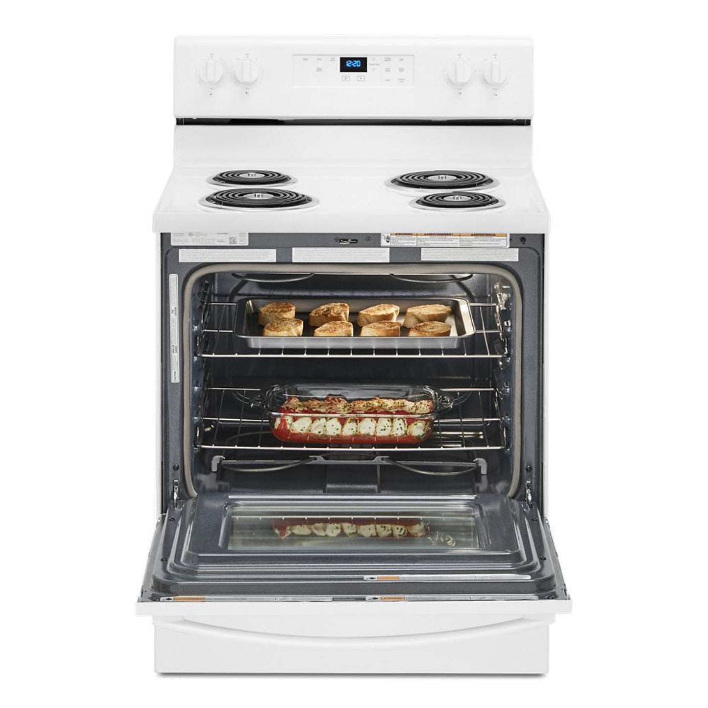 WHIRLPOOL WFC315S0JW 4.8 cu. ft. Whirlpool® electric range with Keep Warm setting - WFC315S0JW