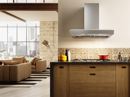 ELICA EVV648S1 VAVANO Wall Mount Range Hood 48" wide - 600CFM in Stainless Steel - EVV648S1