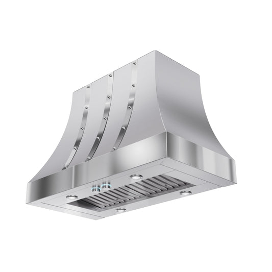ELICA EORX48SS ORISTANO Wall Mount Range Hood 48" wide - NACFM in Stainless Steel - EORX48SS