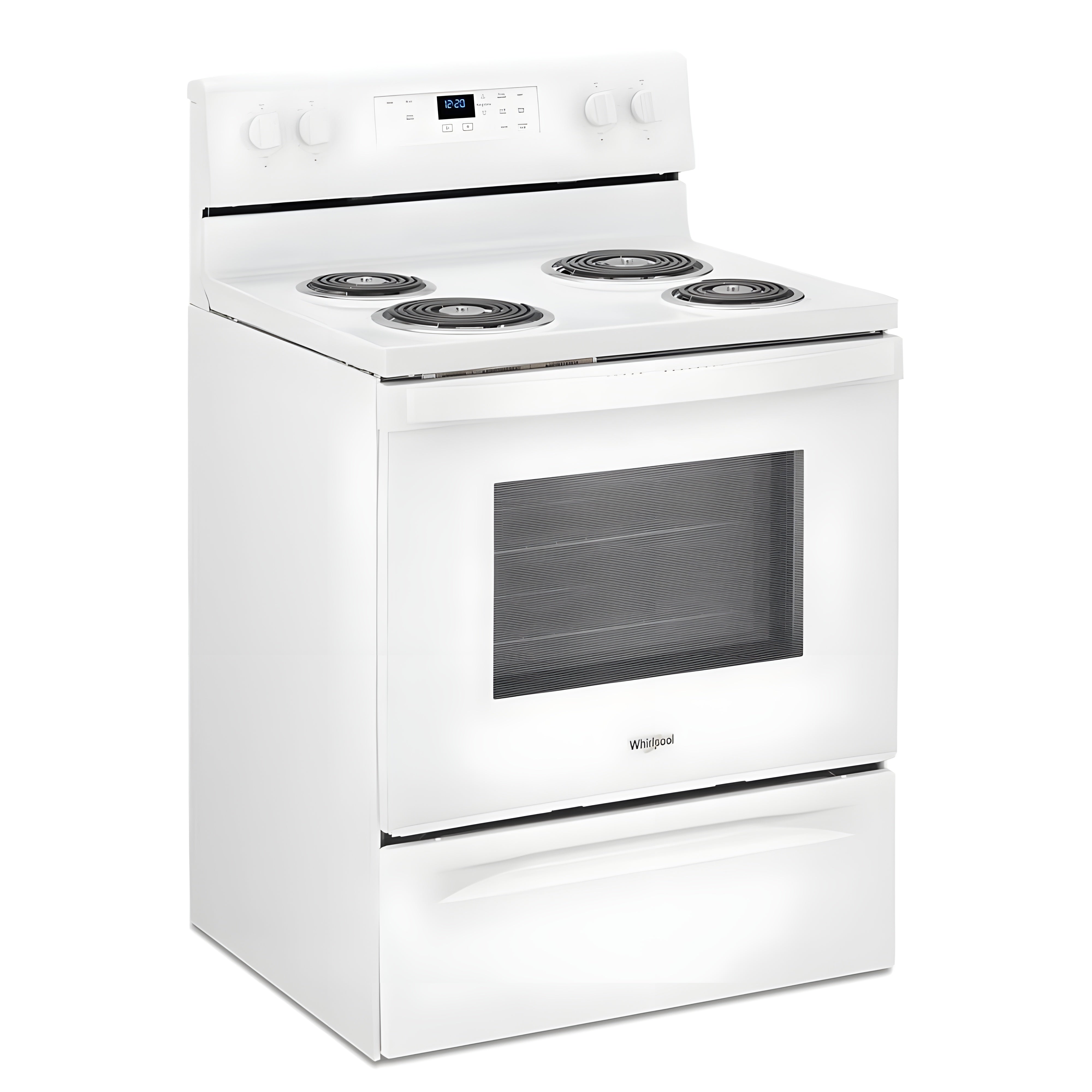 WHIRLPOOL WFC150M0JW 4.8 cu. ft. Whirlpool® electric range with Keep Warm setting - WFC150M0JW