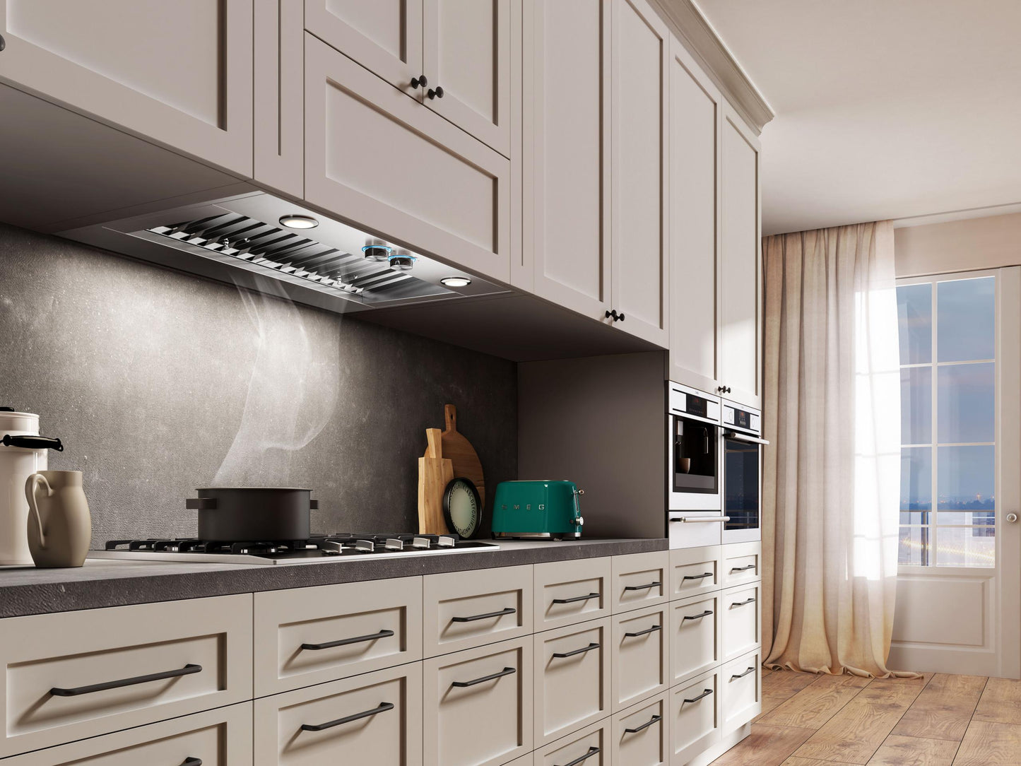 ELICA EAR634SS AREZZO Insert Range Hood 34 1/2 wide - 600CFM in Stainless Steel