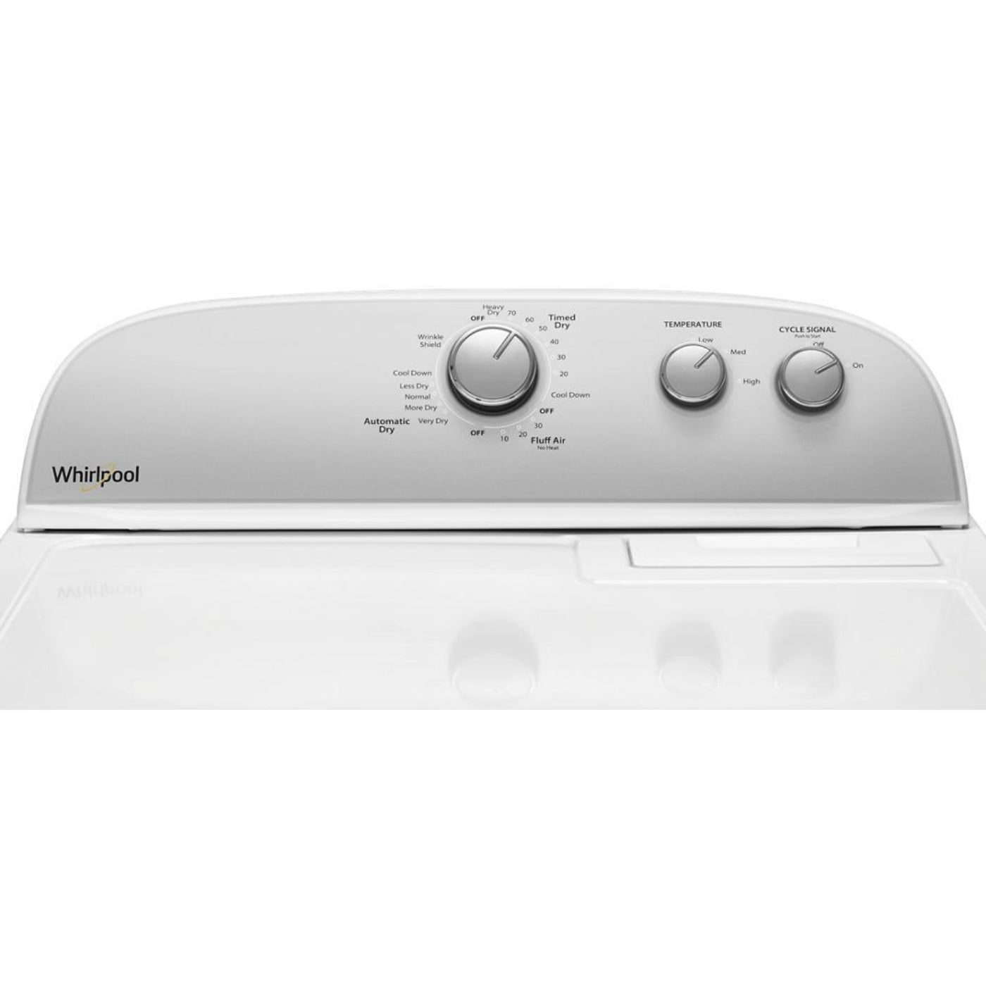 WHIRLPOOL 7.0 cu. ft. Top Load Gas Dryer with AutoDry Drying System - WGD4950HW