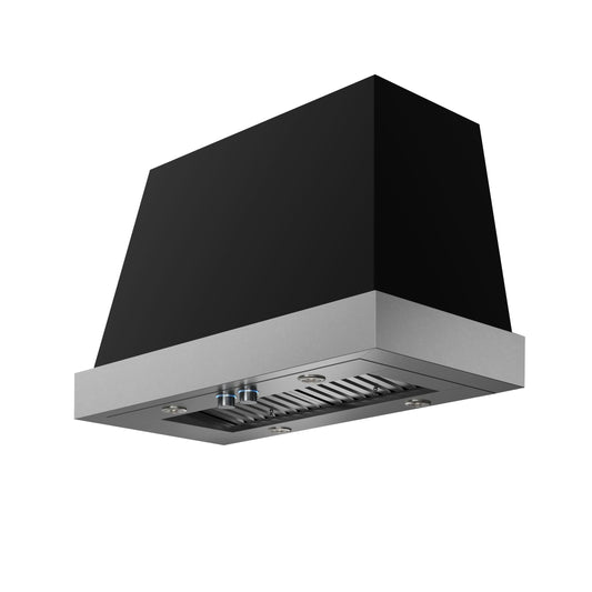 ELICA ETNX48BL TORINO Range Hood wide - CFM Black On in Stainless Steel Look - ETNX48BL