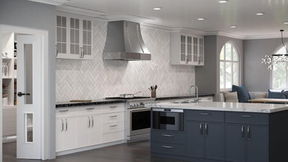 ELICA EORX36SS ORISTANO Wall Mount Range Hood 36" wide - NACFM in Stainless Steel - EORX36SS