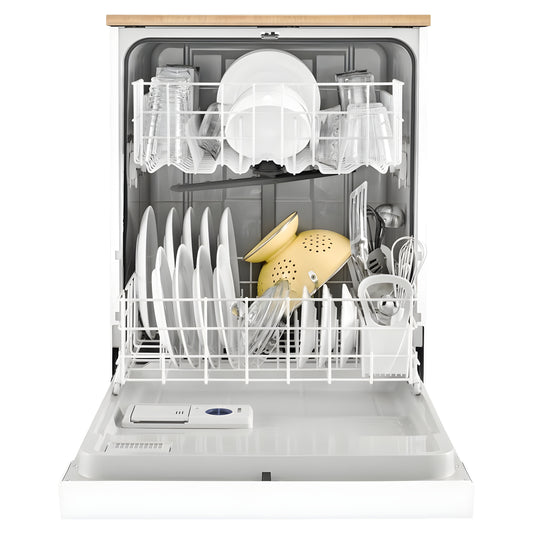 WHIRLPOOL WDP370PAHW Heavy-Duty Dishwasher with 1-Hour Wash Cycle -  WDP370PAHW