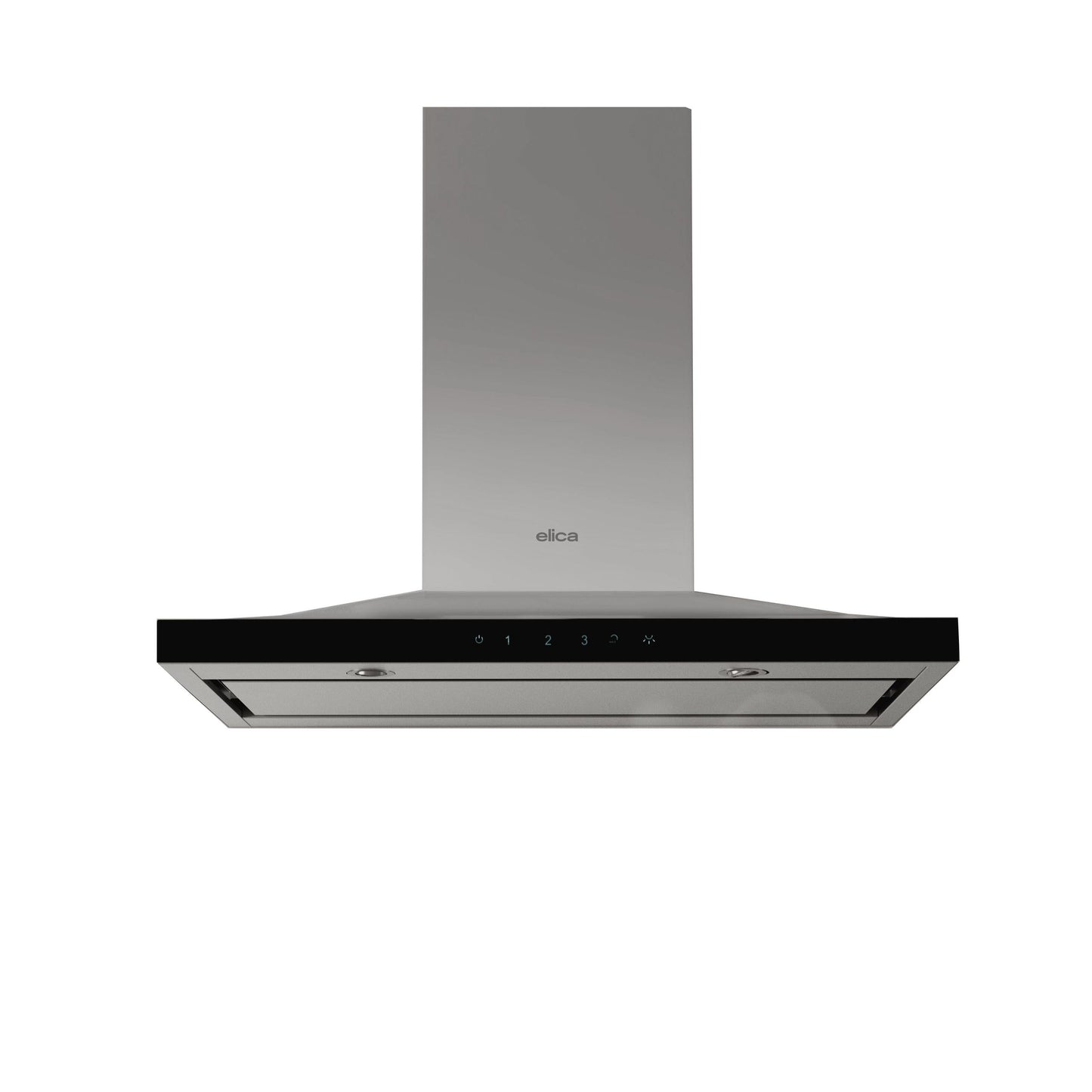 ELICA ELG636S3 LUGANO Wall Mount Range Hood 36" wide - 600CFM in Stainless Steel On Black - ELG636S3
