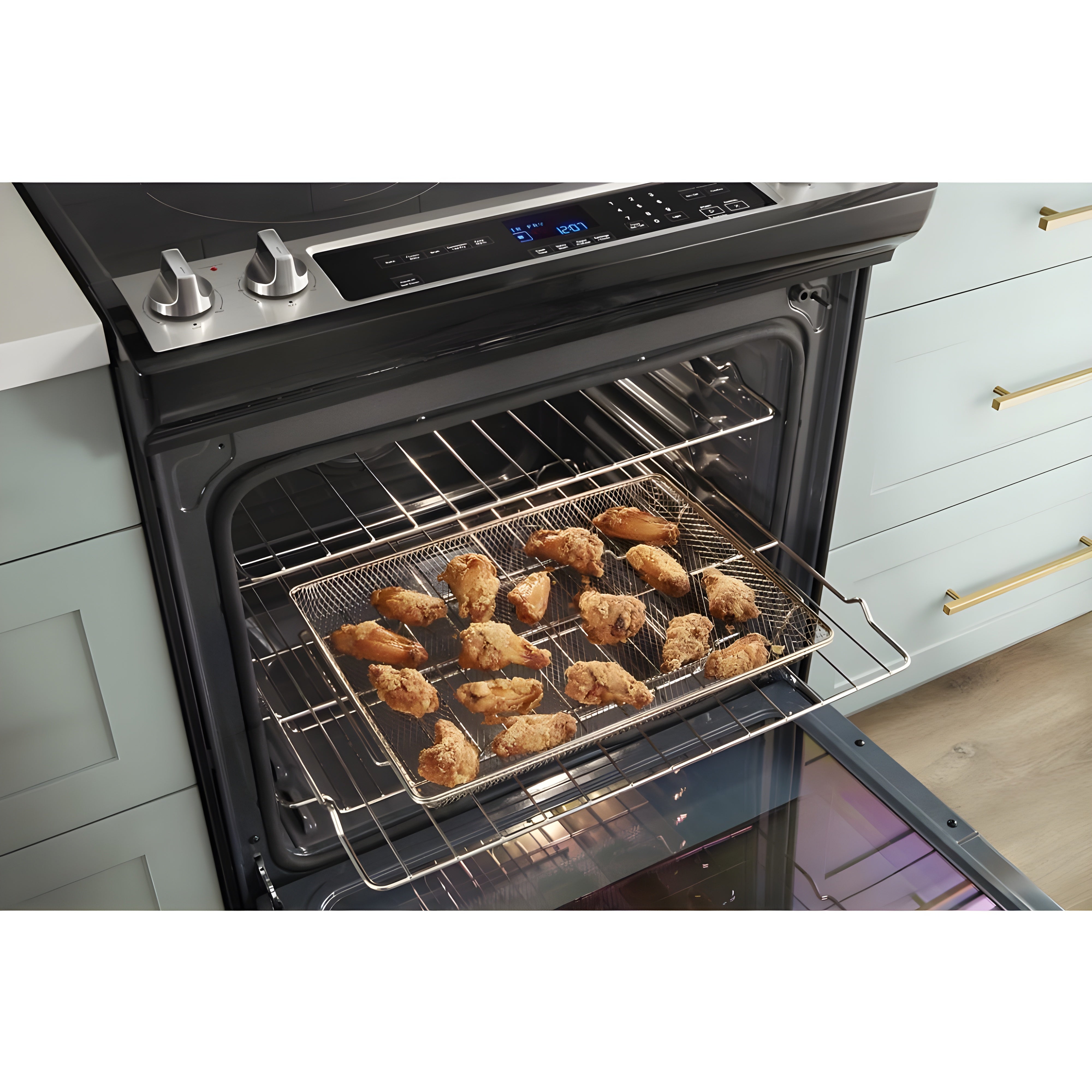 WHIRLPOOL WFE550S0LW 5.3 Cu. Ft. Whirlpool® Electric 5-in-1 Air Fry Oven - WFE550S0LW