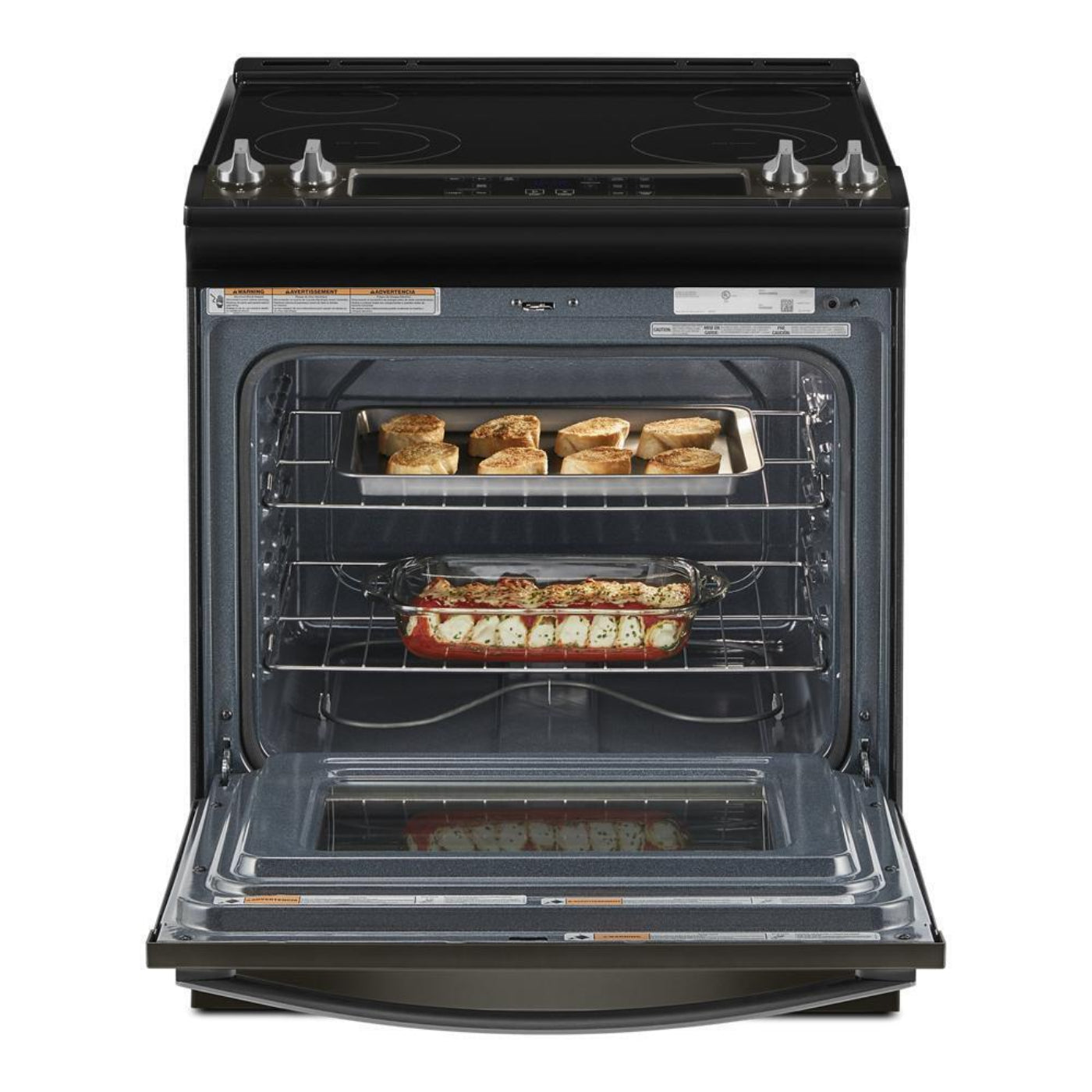 WHIRLPOOL WEE515S0LV 4.8 Cu. Ft. Whirlpool® Electric Range with Frozen Bake™ Technology - WEE515S0LV