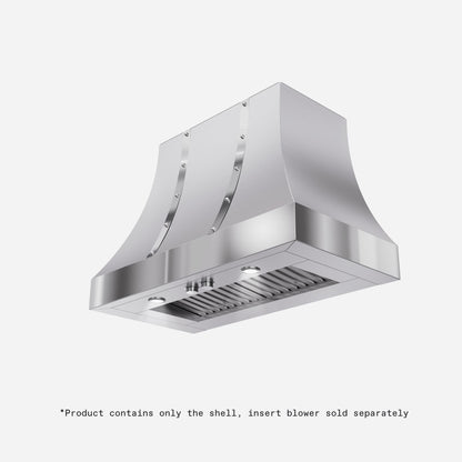 ELICA EORX36SS ORISTANO Wall Mount Range Hood 36" wide - NACFM in Stainless Steel - EORX36SS