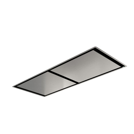 ELICA ECEX60SS CIELO Ceiling Range Hood 60" wide - 600/1200CFM in Stainless Steel Look Panel Ready - ECEX60SS