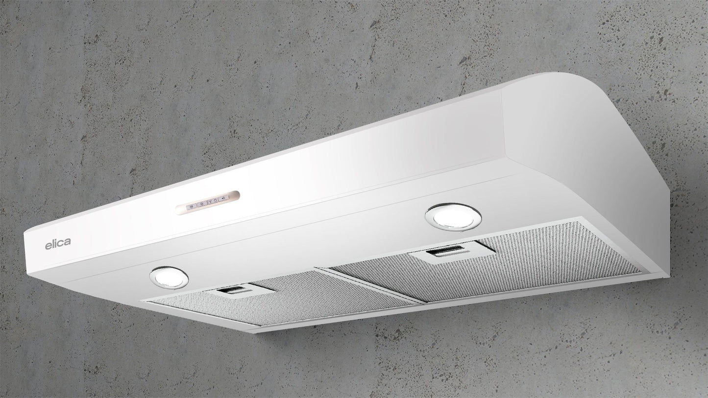 ELICA EAL330W1 ALLASIO WHITE Undercabinet Range Hood 30" wide - 300CFM White - EAL330W1