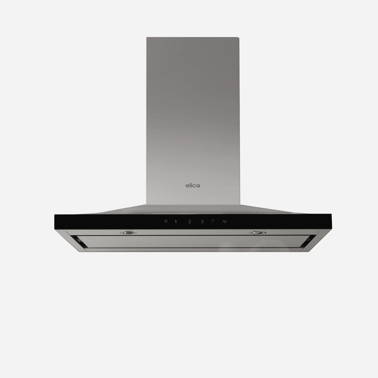 ELICA ELG636S3 LUGANO Wall Mount Range Hood 36" wide - 600CFM in Stainless Steel On Black - ELG636S3