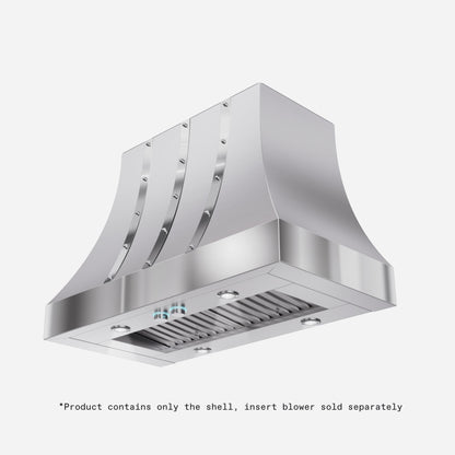 ELICA EORX48SS ORISTANO Wall Mount Range Hood 48" wide - NACFM in Stainless Steel - EORX48SS