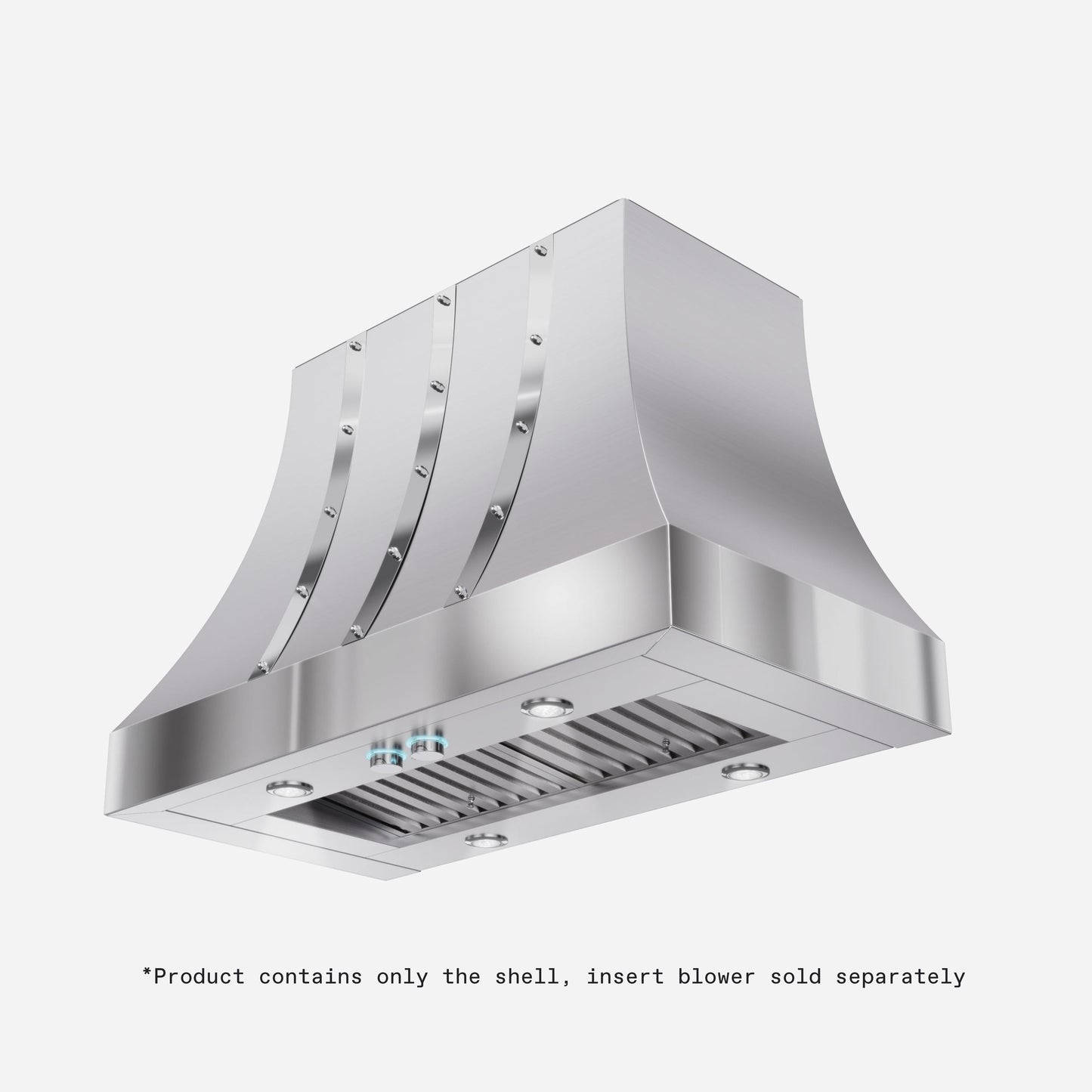 ELICA EORX48SS ORISTANO Wall Mount Range Hood 48" wide - NACFM in Stainless Steel - EORX48SS