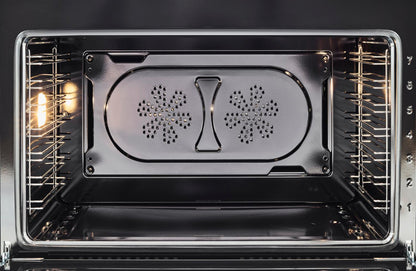 BERTAZZONI HER366BCFGMNET Heritage 36" Range All Gas Nero Black - HER366BCFGMNET
