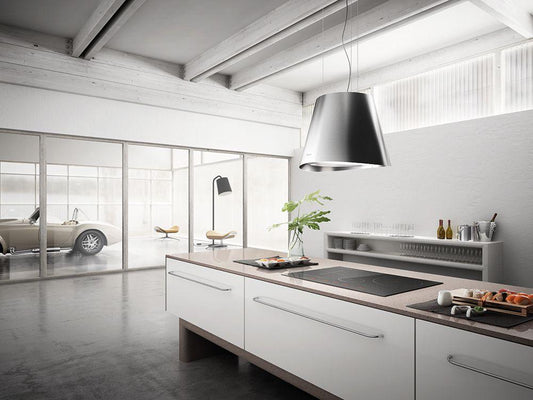 ELICA EES320SS EASY Island Range Hood 20 1/4 wide - 350CFM in Stainless Steel - EES320SS