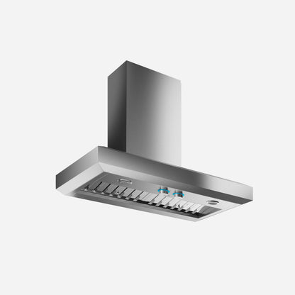 ELICA VAVANO Wall Mount Range Hood 48" wide - 600CFM in Stainless Steel - EVV648S1