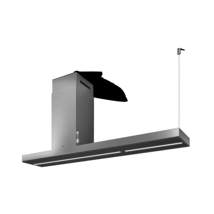 ELICA EHI670SS HAIKU IS Island Range Hood 70" wide - 600CFM in Stainless Steel - EHI670SS