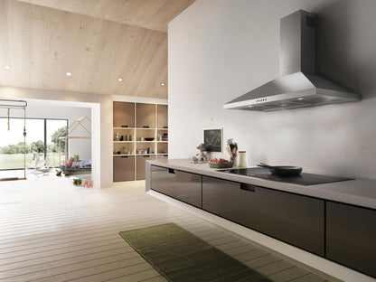 ELICA EVL436S2 VOLTERRA Wall Mount Range Hood 36" wide - 400CFM in Stainless Steel - EVL436S2