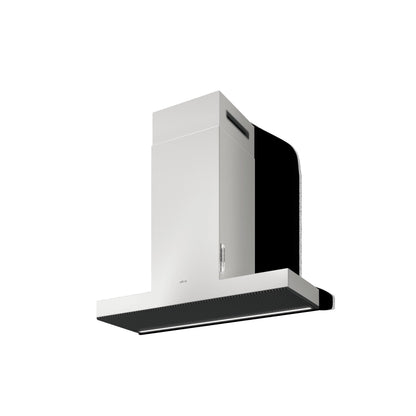 ELICA EHK636WH HAIKU Wall Mount Range Hood 36" wide - 600CFM in Stainless Steel On White - EHK636WH