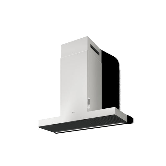 ELICA EHK636WH HAIKU Wall Mount Range Hood 36" wide - 600CFM in Stainless Steel On White - EHK636WH