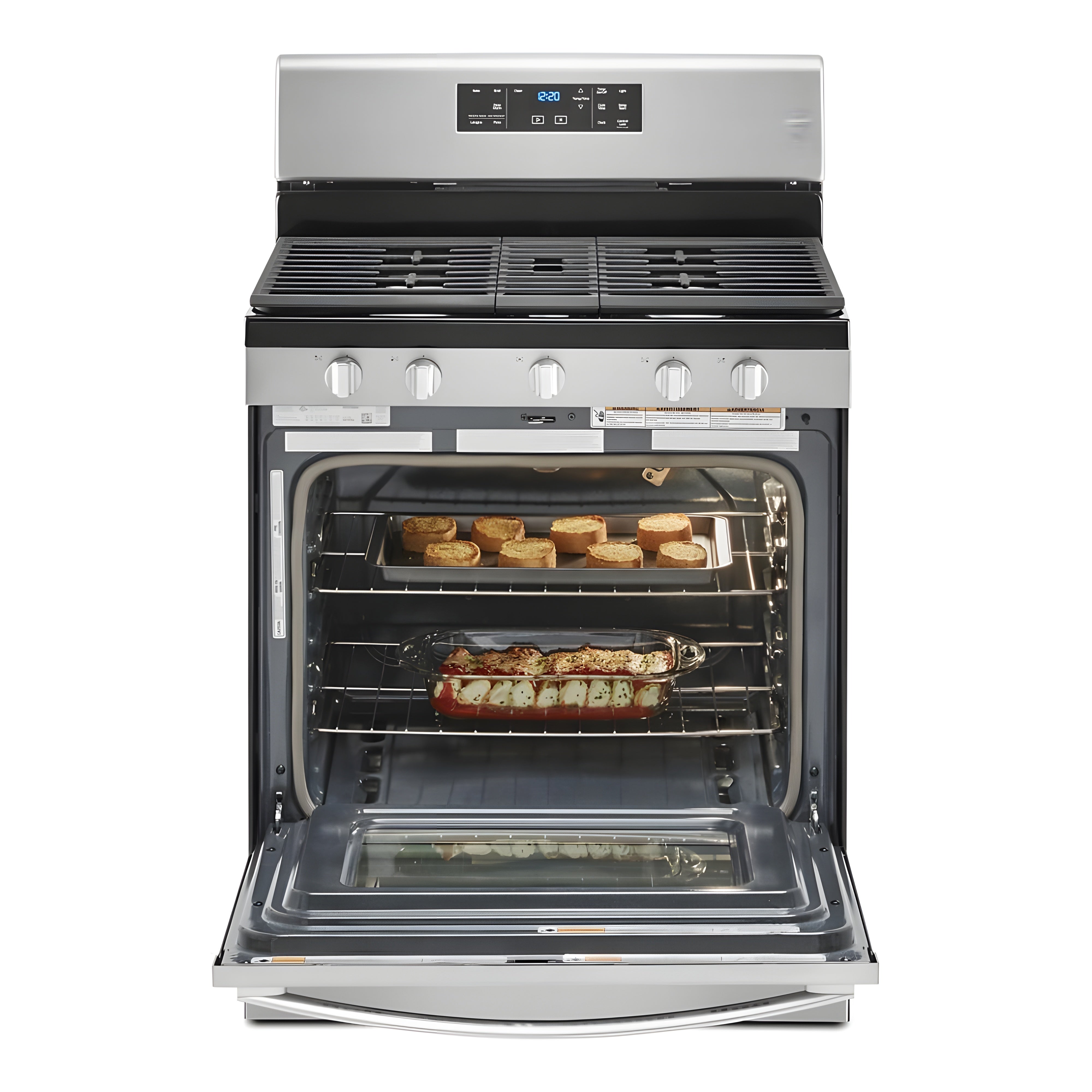 WHIRLPOOL WFG525S0JS 5.0 cu. ft. Whirlpool® gas range with center oval burner - WFG525S0JS