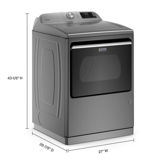 MAYTAG MGD7230HC Smart Top Load Gas Dryer with Extra Power - 7.4 cu. ft. Slate - MGD7230HC