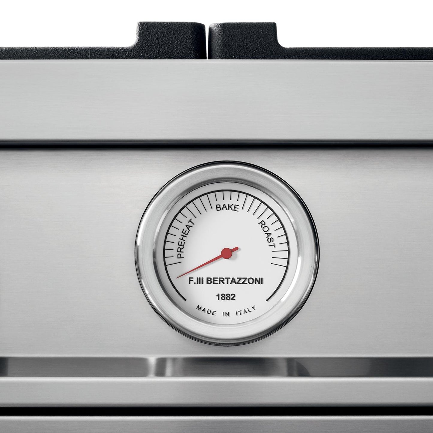 BERTAZZONI HER366BCFGMNET Heritage 36" Range All Gas Nero Black - HER366BCFGMNET