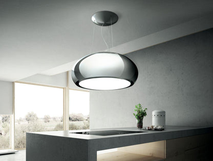 ELICA ESS432SS SEASHELL Island Range Hood 31 1/2 wide - 400CFM in Stainless Steel - ESS432SS