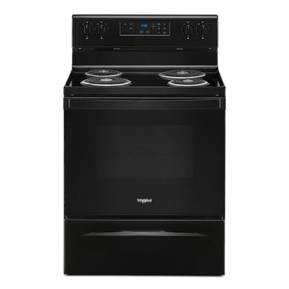 WHIRLPOOL 4.8 cu. ft. Electric Range with Keep Warm setting Black - WFC150M0JB