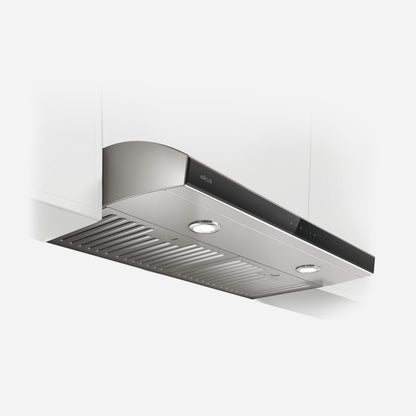 ELICA EAI436SS ARIA Undercabinet Range Hood 36" wide - 400CFM in Stainless Steel On Black - EAI436SS