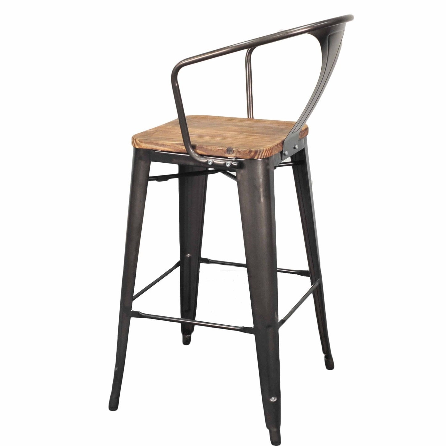 New Pacific Direct Metropolis Metal Bar Stool, (Set of 4) -  938544-GM