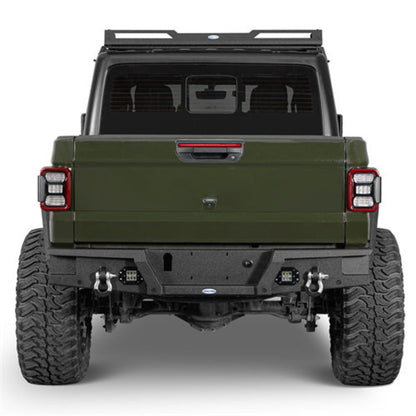 Hooke Road Mid Width Front Bumper & Rear Bumper(20-25 Jeep Gladiator JT) - HE.3018-1&HE.7003