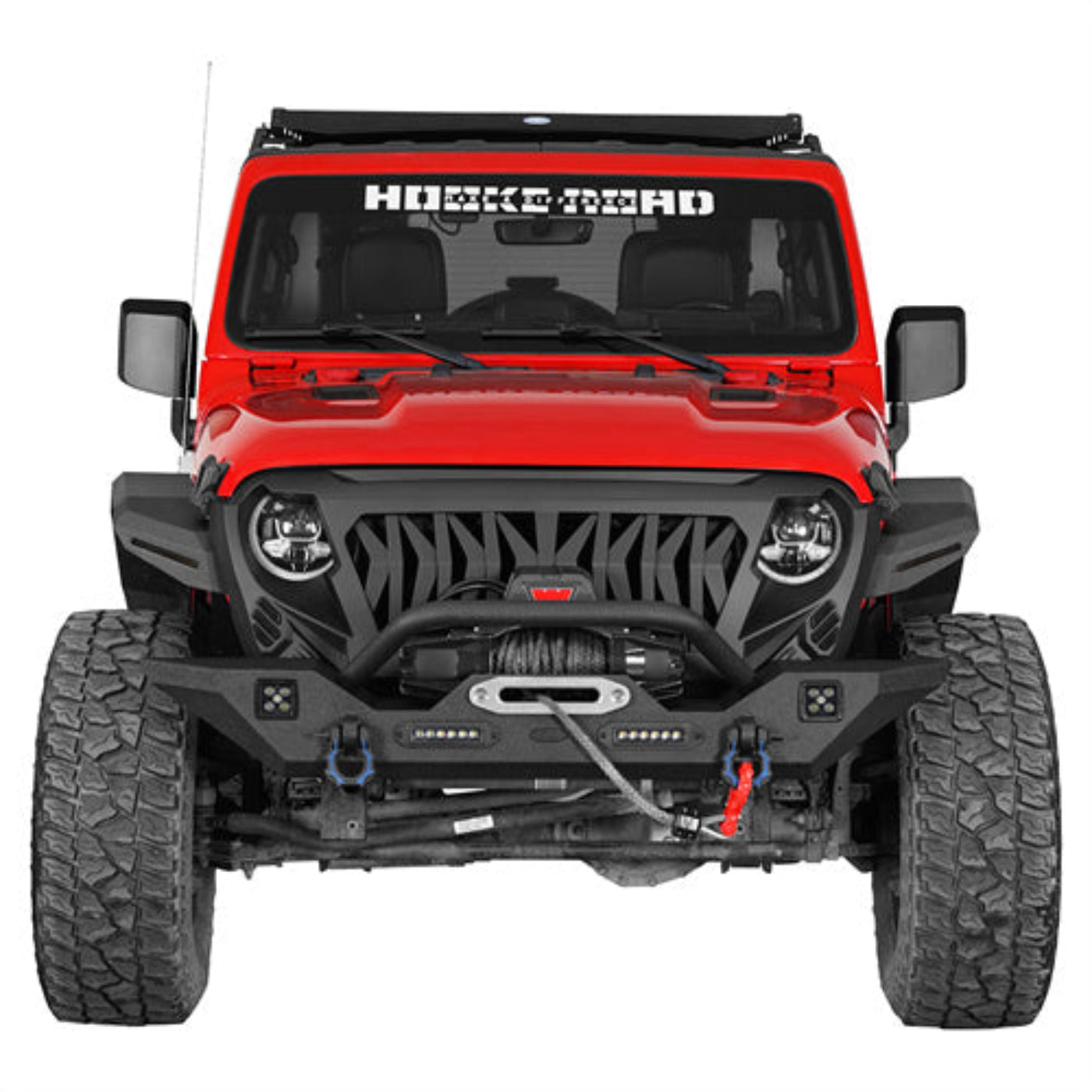Hooke Road Front Bumper / Rear Bumper / Side Steps(07-18 Jeep Wrangler JK) - HE.2010-1&HE.3018-1&HE.2030