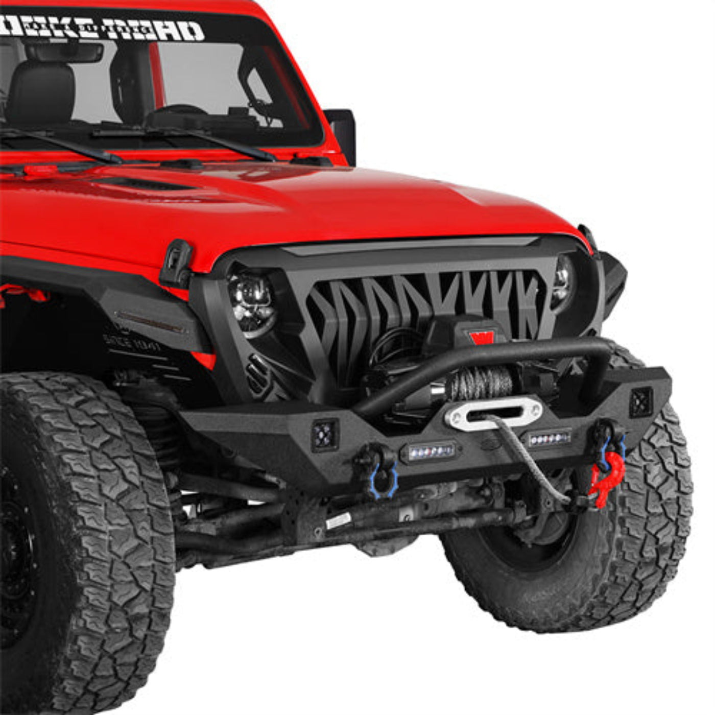 Hooke Road Front Bumper / Rear Bumper / Side Steps(07-18 Jeep Wrangler JK) - HE.2010-1&HE.3018-1&HE.2030