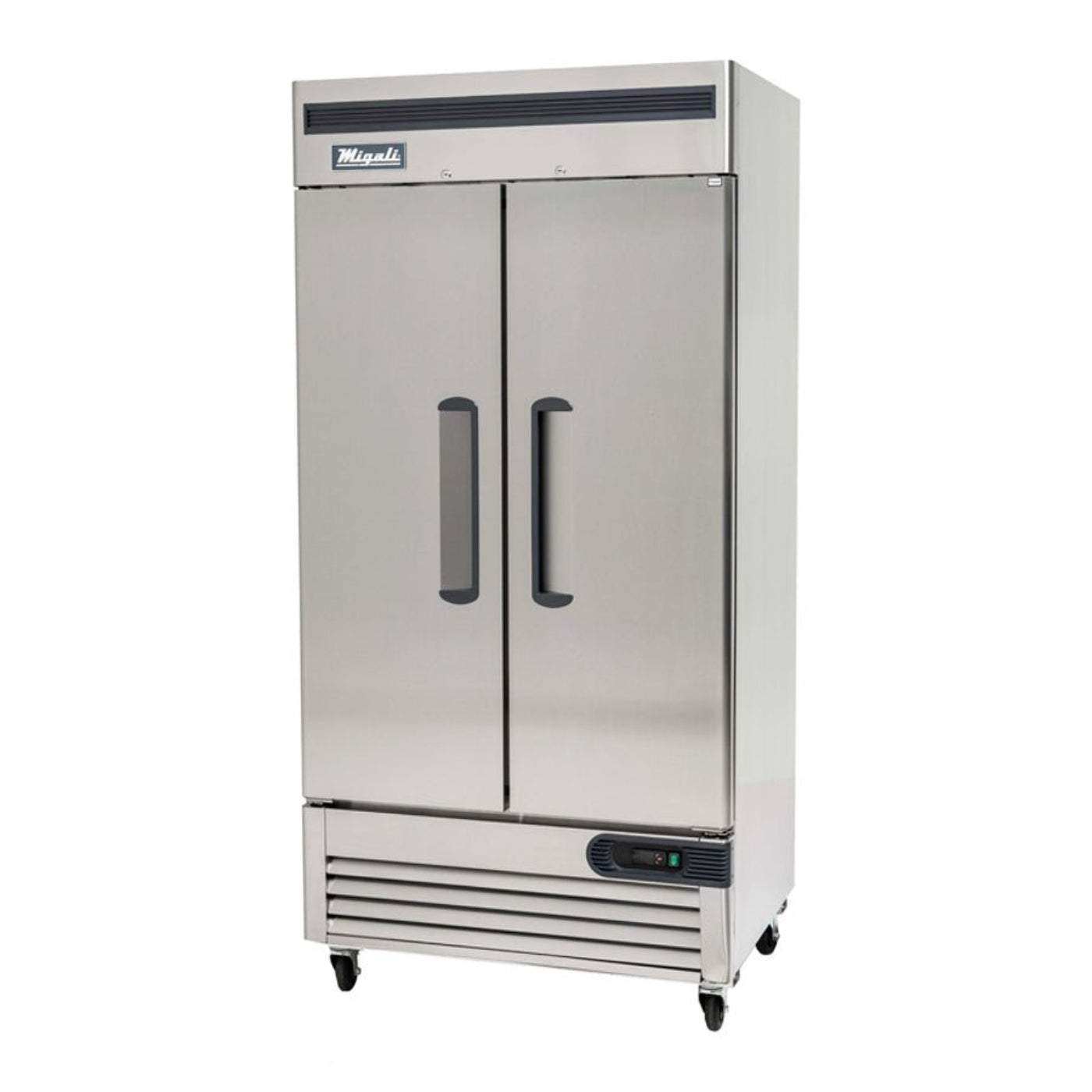Migali C-2RB-35-HC 40” Reach-In Refrigerator Double Solid Door 35 Cu Ft - C-2RB-35-HC